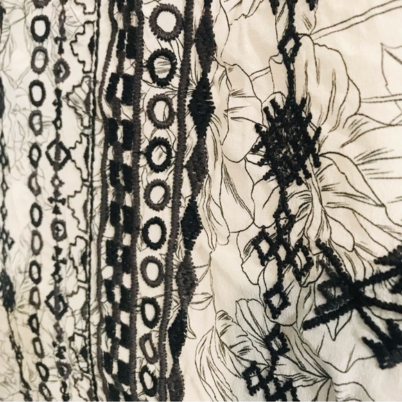 ⭐️🌟 Biya by Johnny Was Beautifully Embroidered Tunic Dress Sz M - Picture 8 of 12